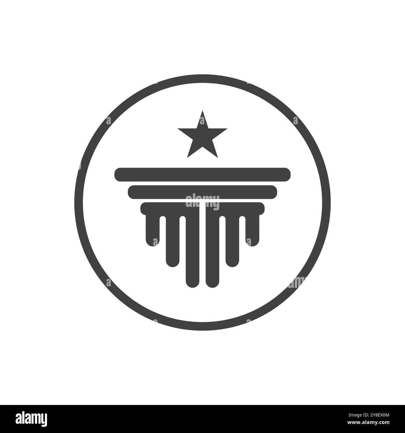 Column Logo vector symbol Template Stock Vector
