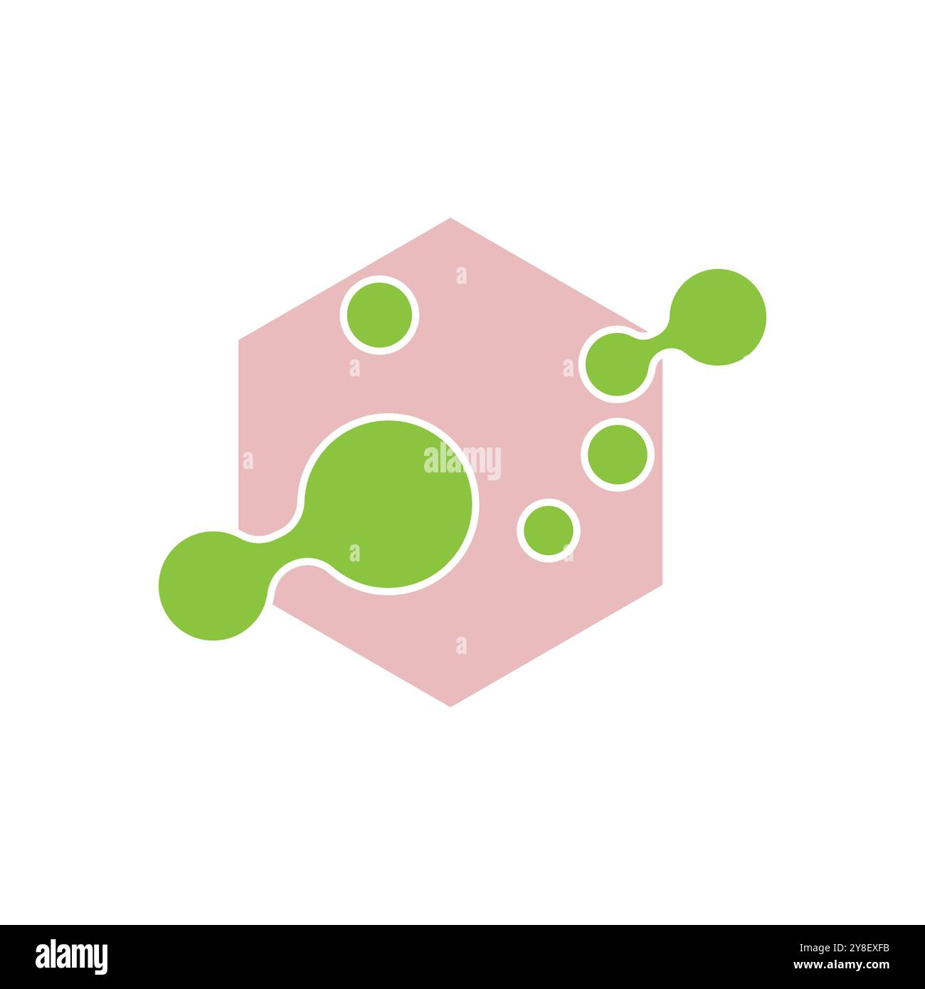 Molecule logo vector symbol template Stock Vector