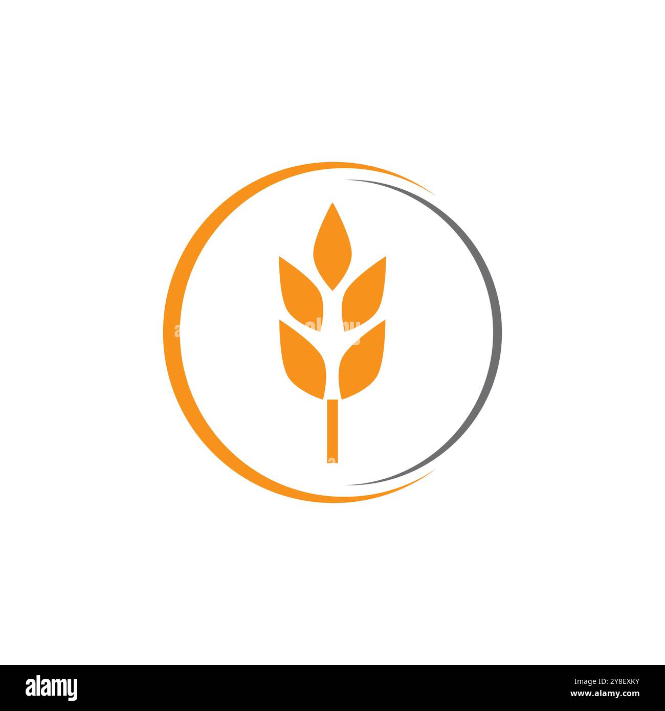 Wheat Logo template vector illustration design Stock Vector