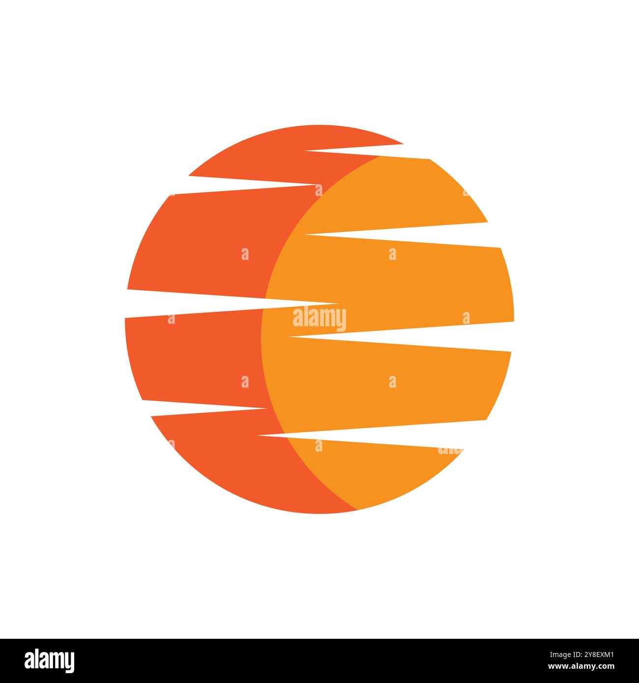 sun ilustration logo vector icon template Stock Vector