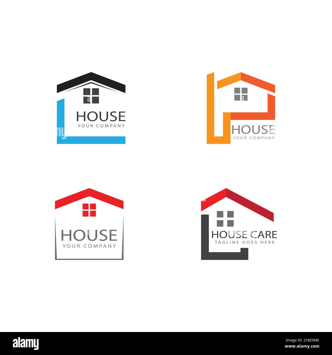 Home Property and construction logo design Stock Vector Image & Art - Alamy
