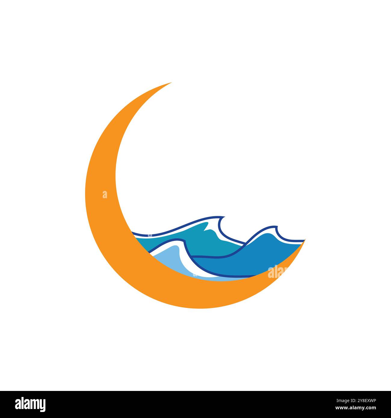Water wave Logo vector and symbol Template Stock Vector Image & Art - Alamy