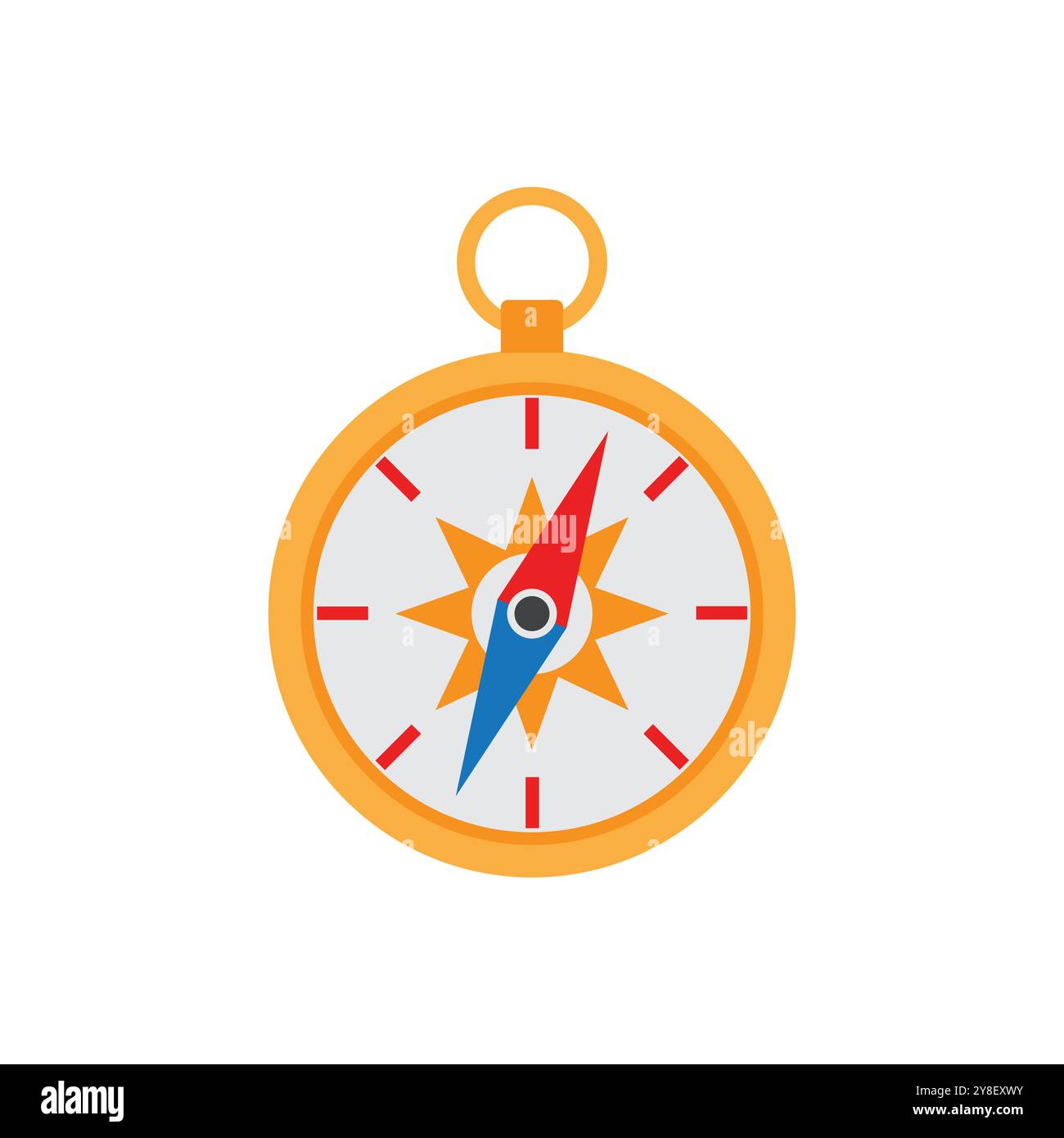 Compass Logo Template vector icon illustration design Stock Vector