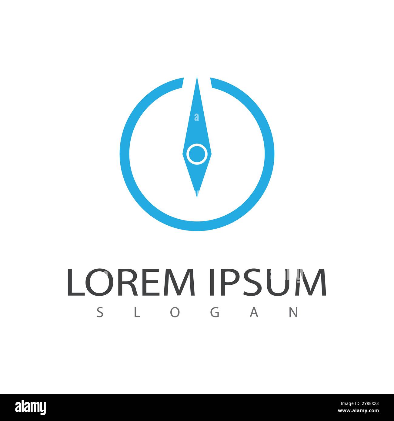 Compass Logo Template vector icon illustration design Stock Vector
