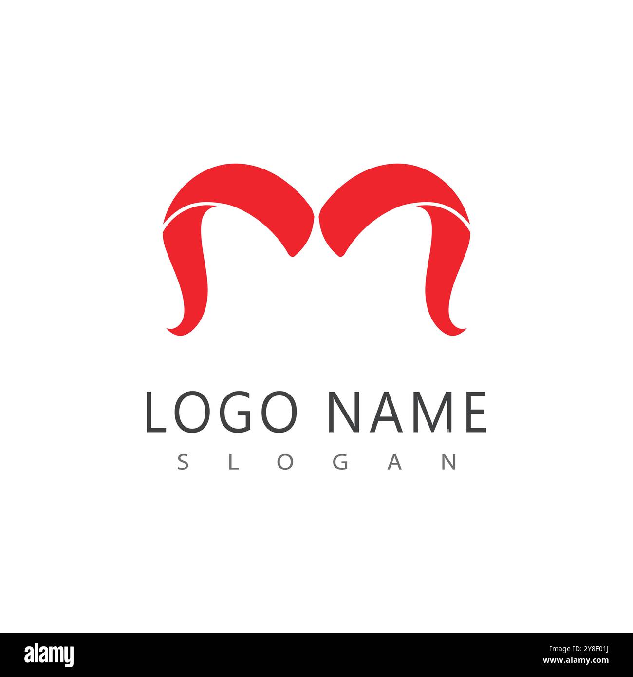 Horn logo vector template and symbol Stock Vector