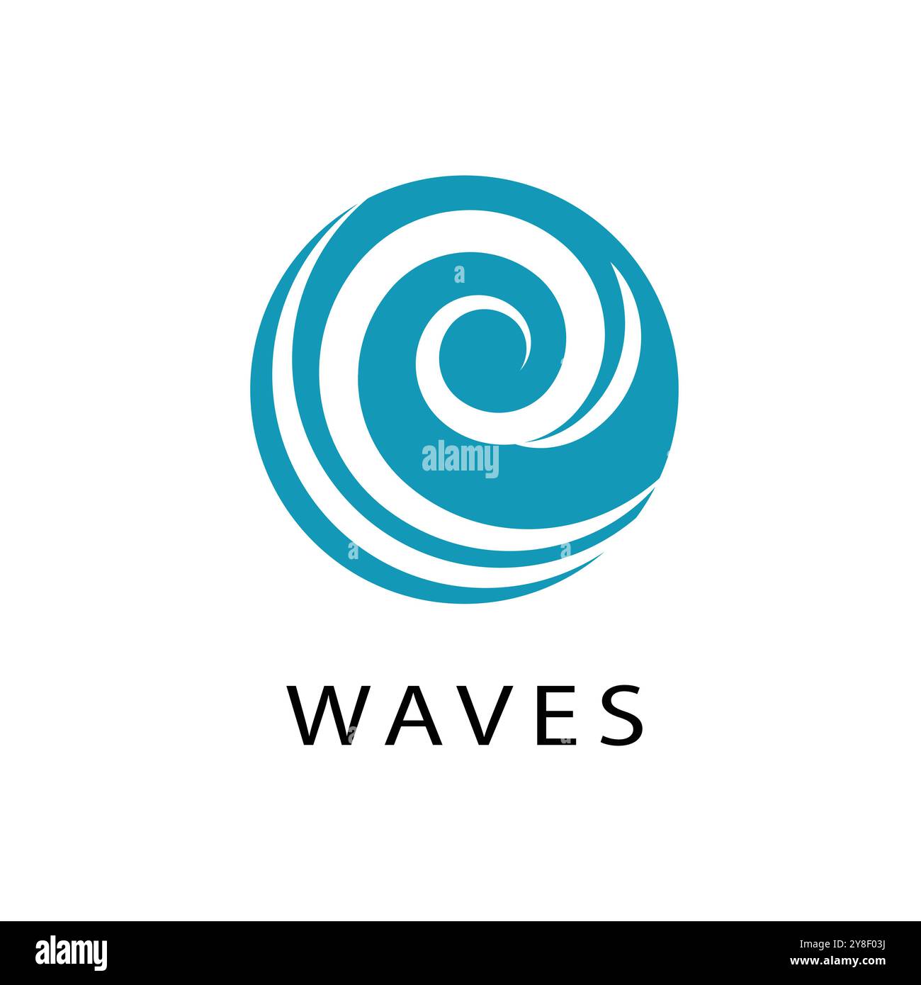 Water wave Logo vector and symbol Template Stock Vector