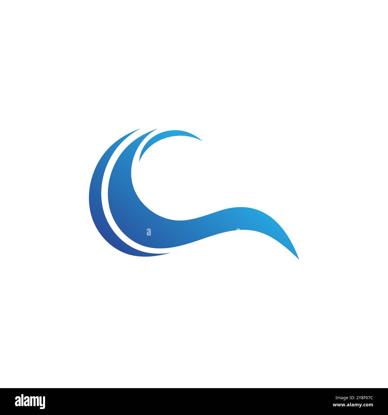 Water wave Logo vector and symbol Template Stock Vector Image & Art - Alamy