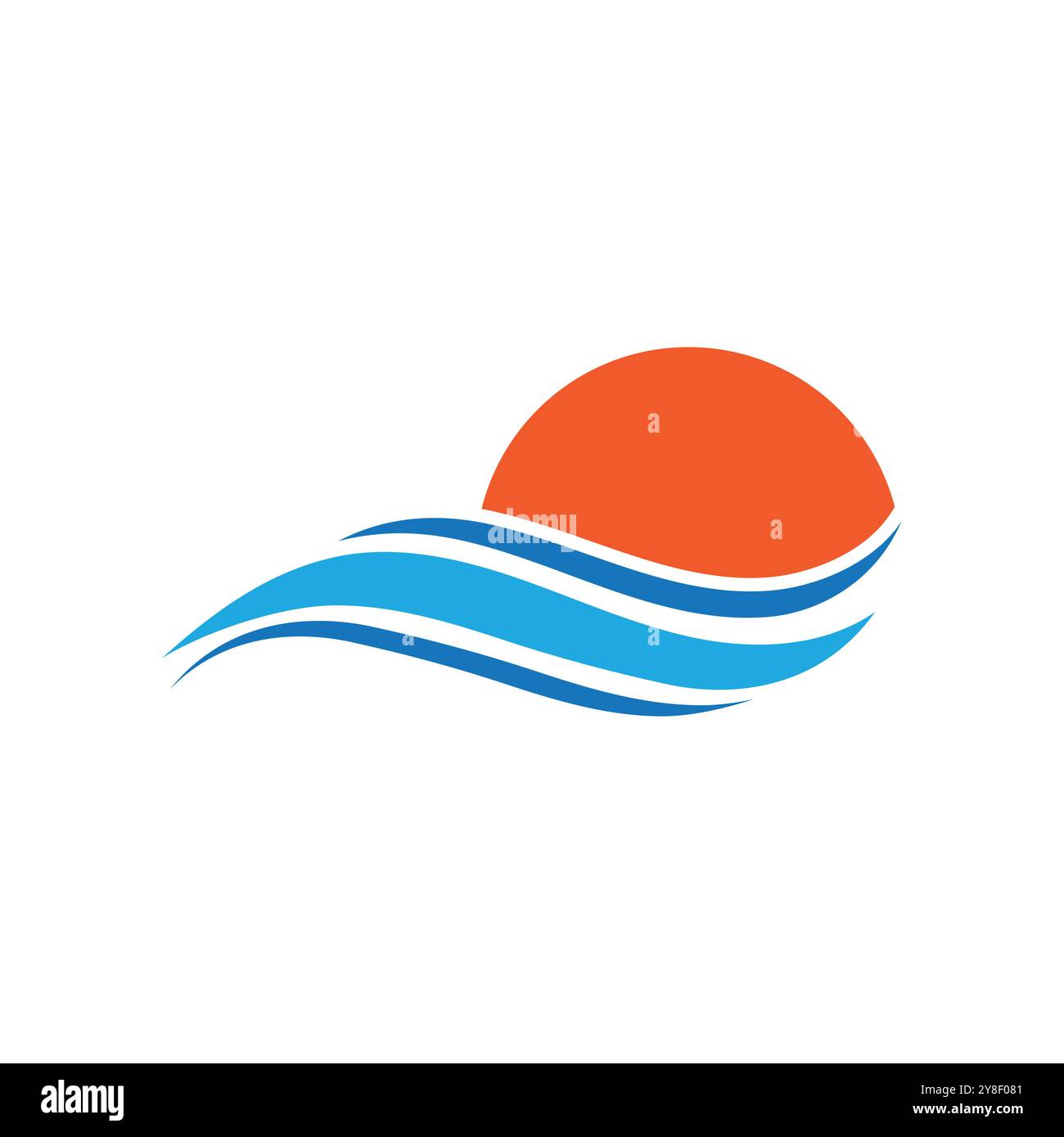 Water wave Logo vector and symbol Template Stock Vector Image & Art - Alamy