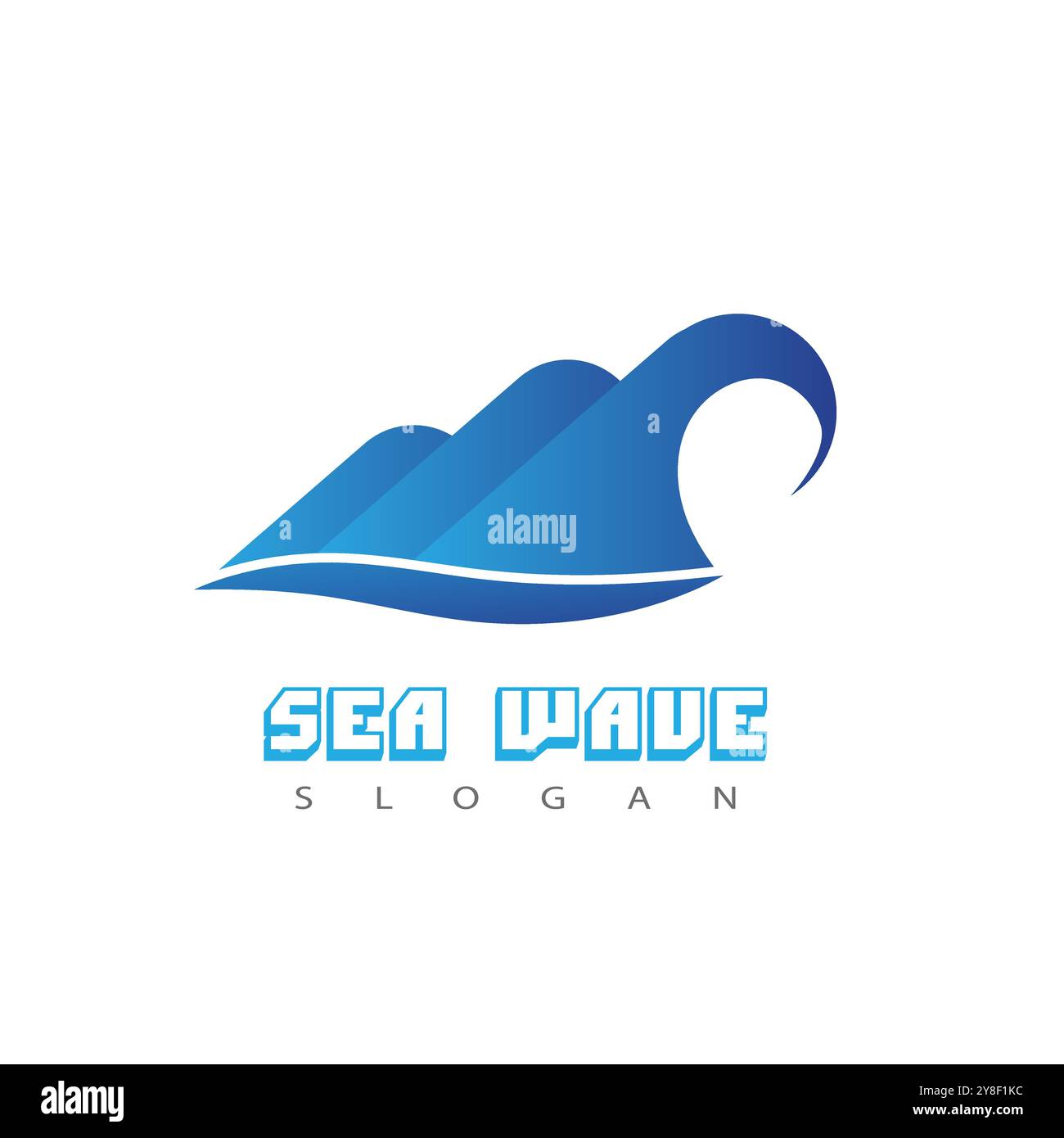 Sea wave logo vector business element and symbol Stock Vector Image ...