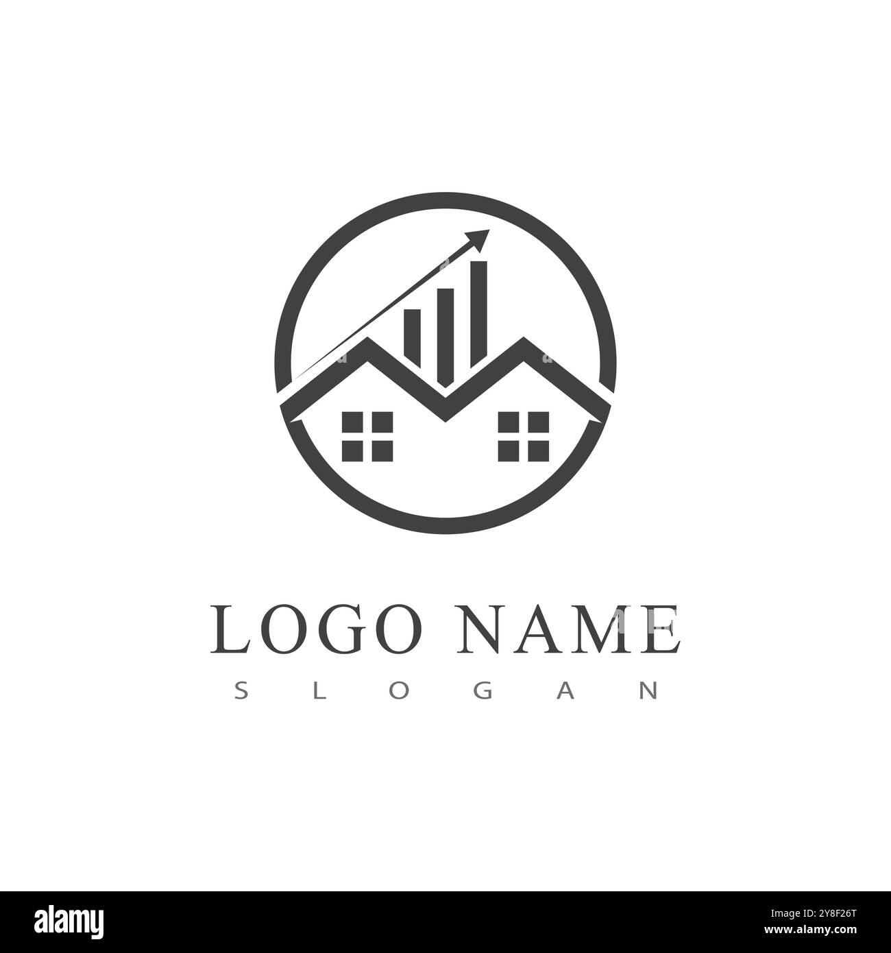 Business Finance logo template vector Stock Vector