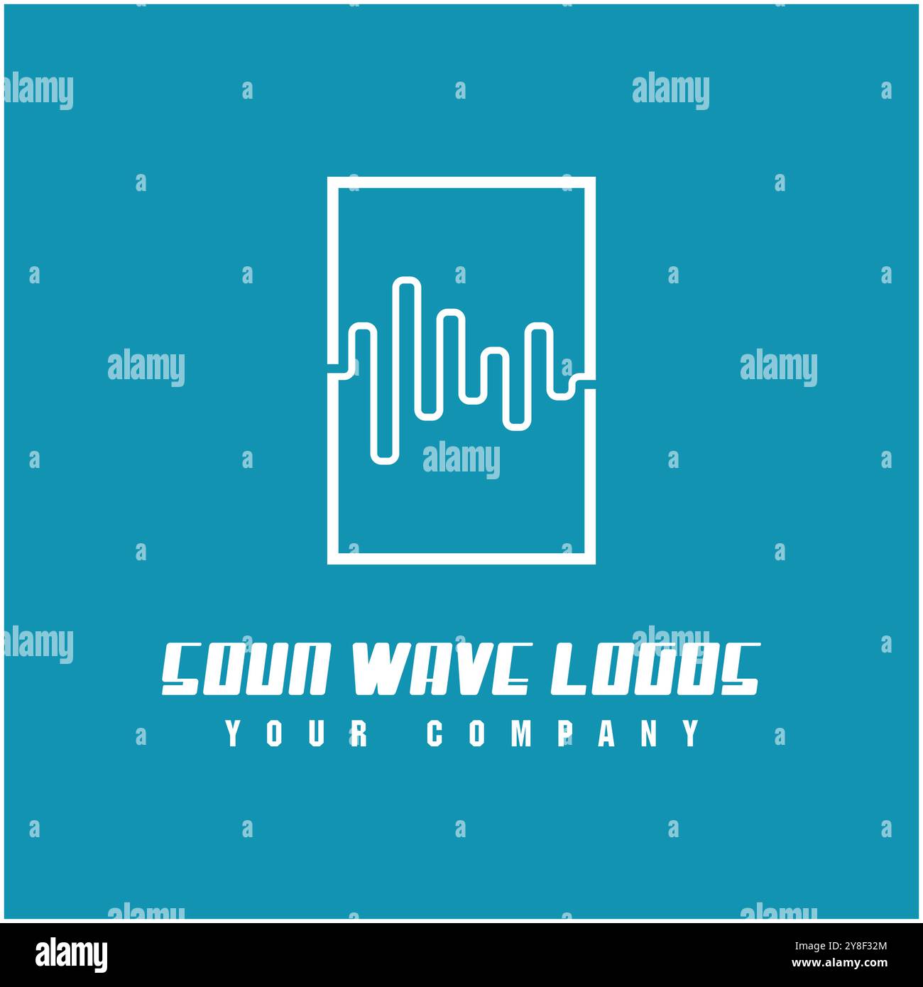 Sound waves vector illustration design template Stock Vector Image ...