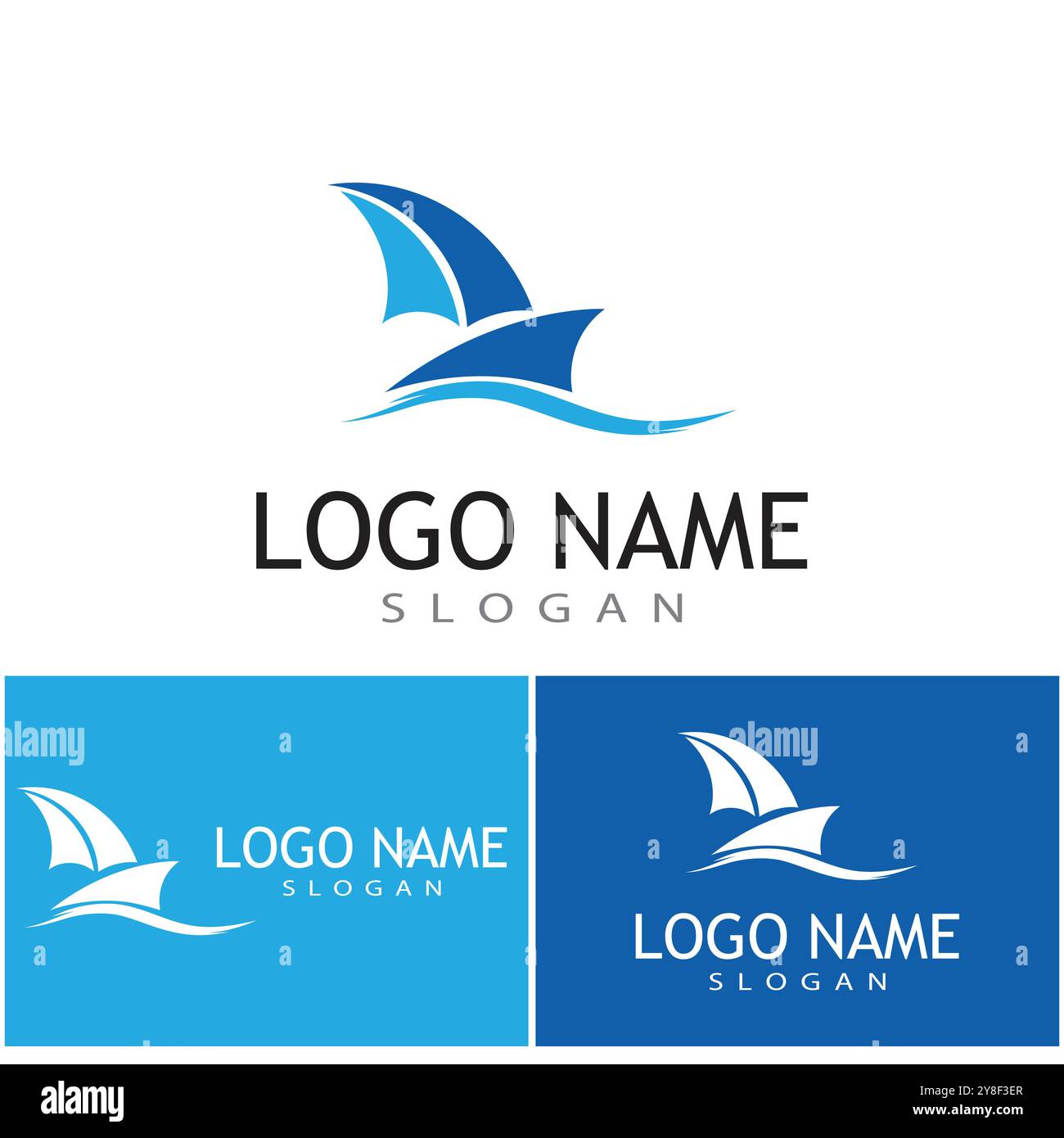 Ocean cruise liner ship silhouette simple linear Stock Vector