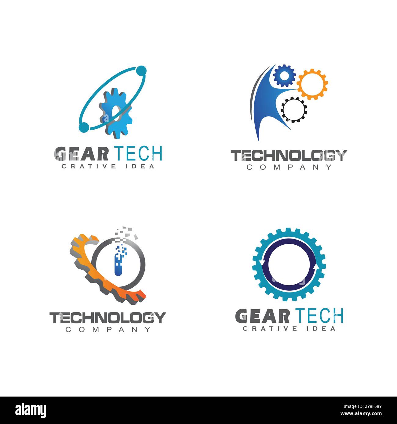 Technology logo template vector illustration Stock Vector Image & Art ...