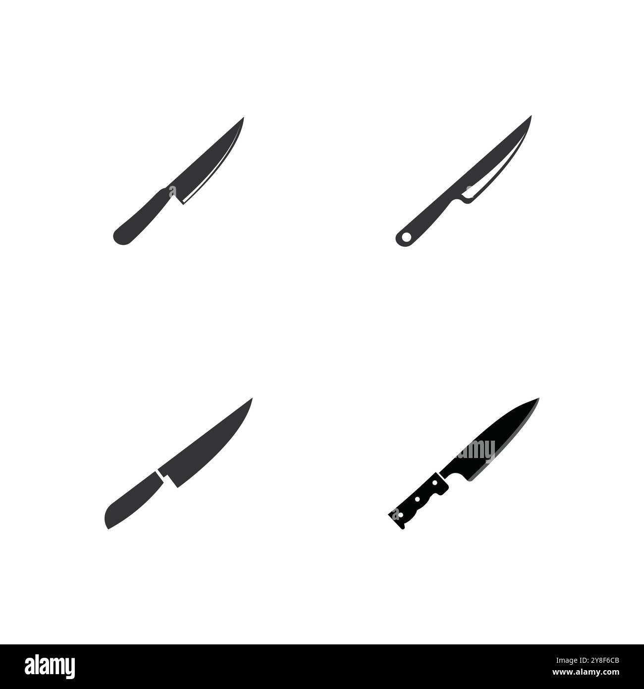 Kitchen icon cooking tools vector flat design Stock Vector