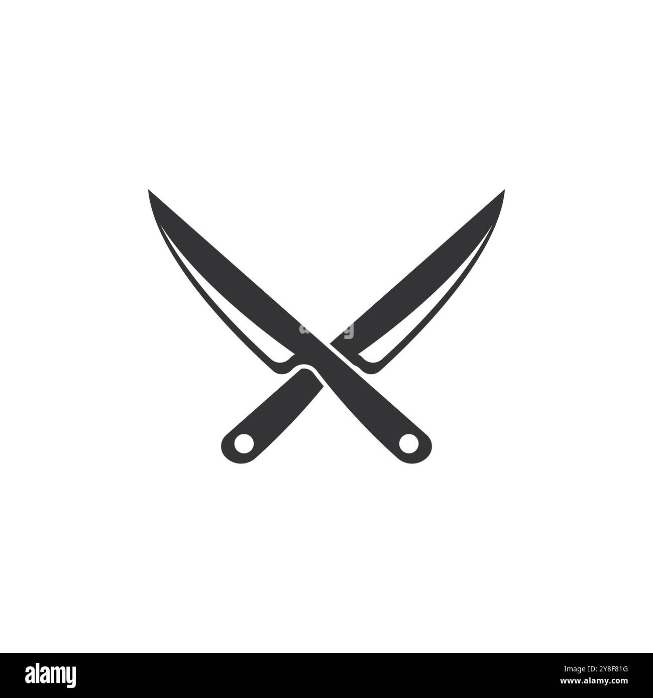 Kitchen icon cooking tools vector flat design Stock Vector