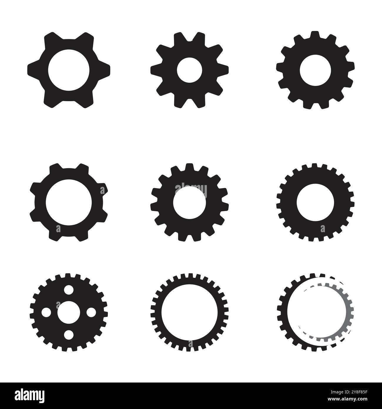 Gear Logo Template vector icon illustration design Stock Vector