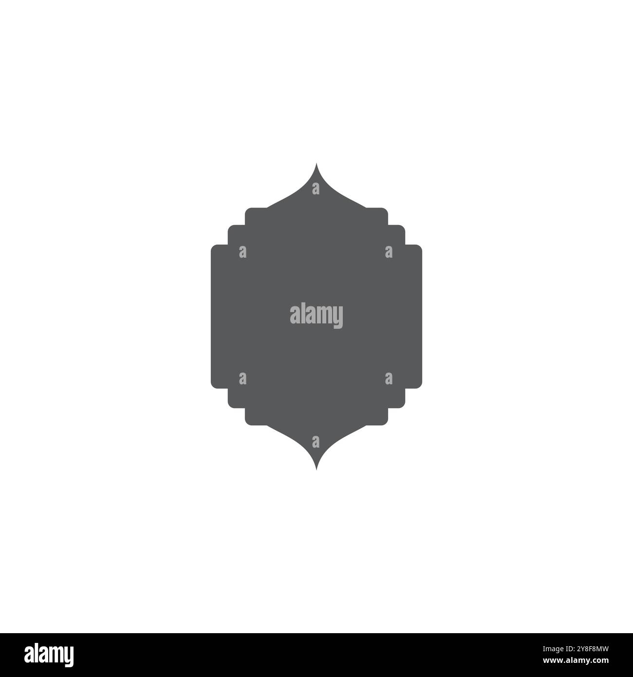 Mosque window vector icon design template Stock Vector Image & Art - Alamy