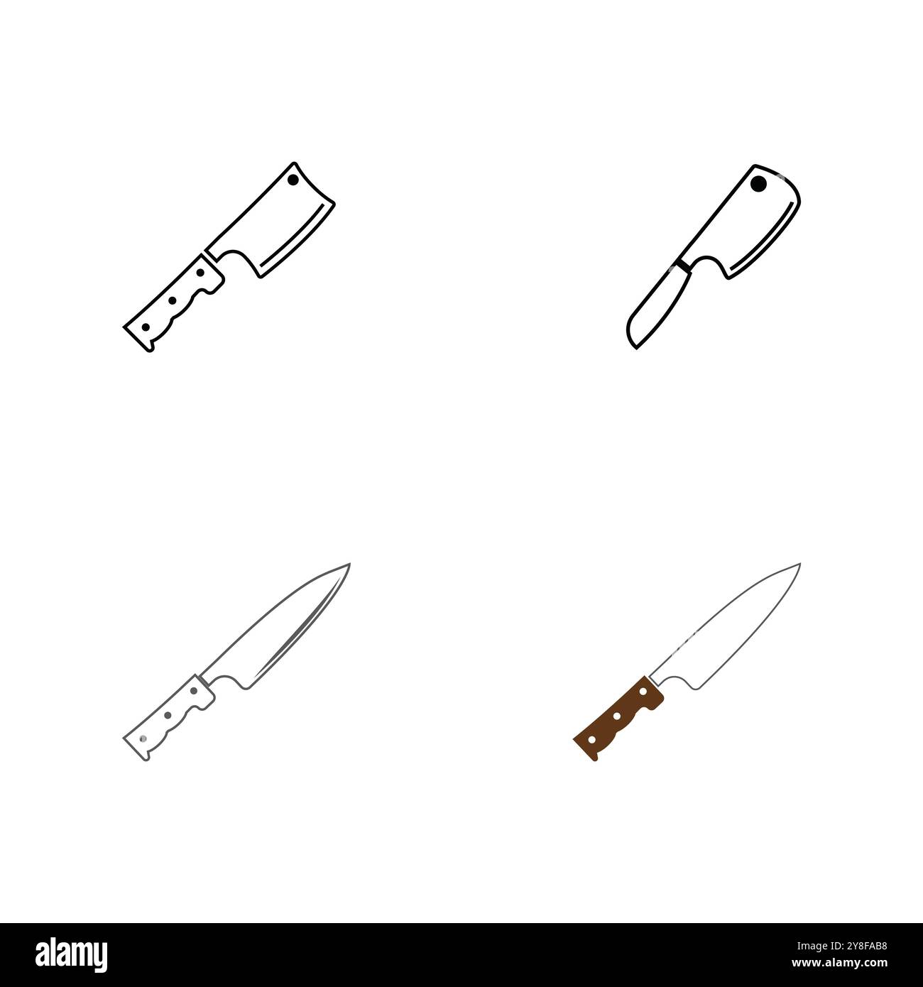 Kitchen icon cooking tools vector flat design Stock Vector Image & Art ...