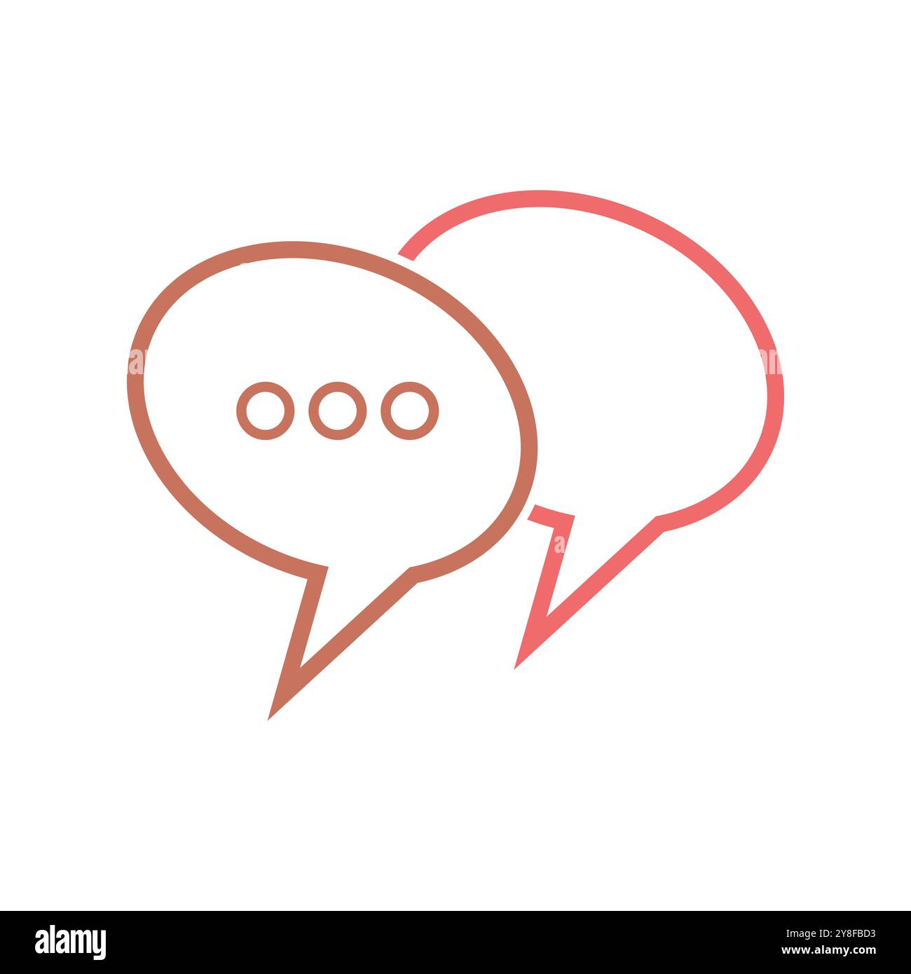 Speech bubble Logo template vector illustration Stock Vector