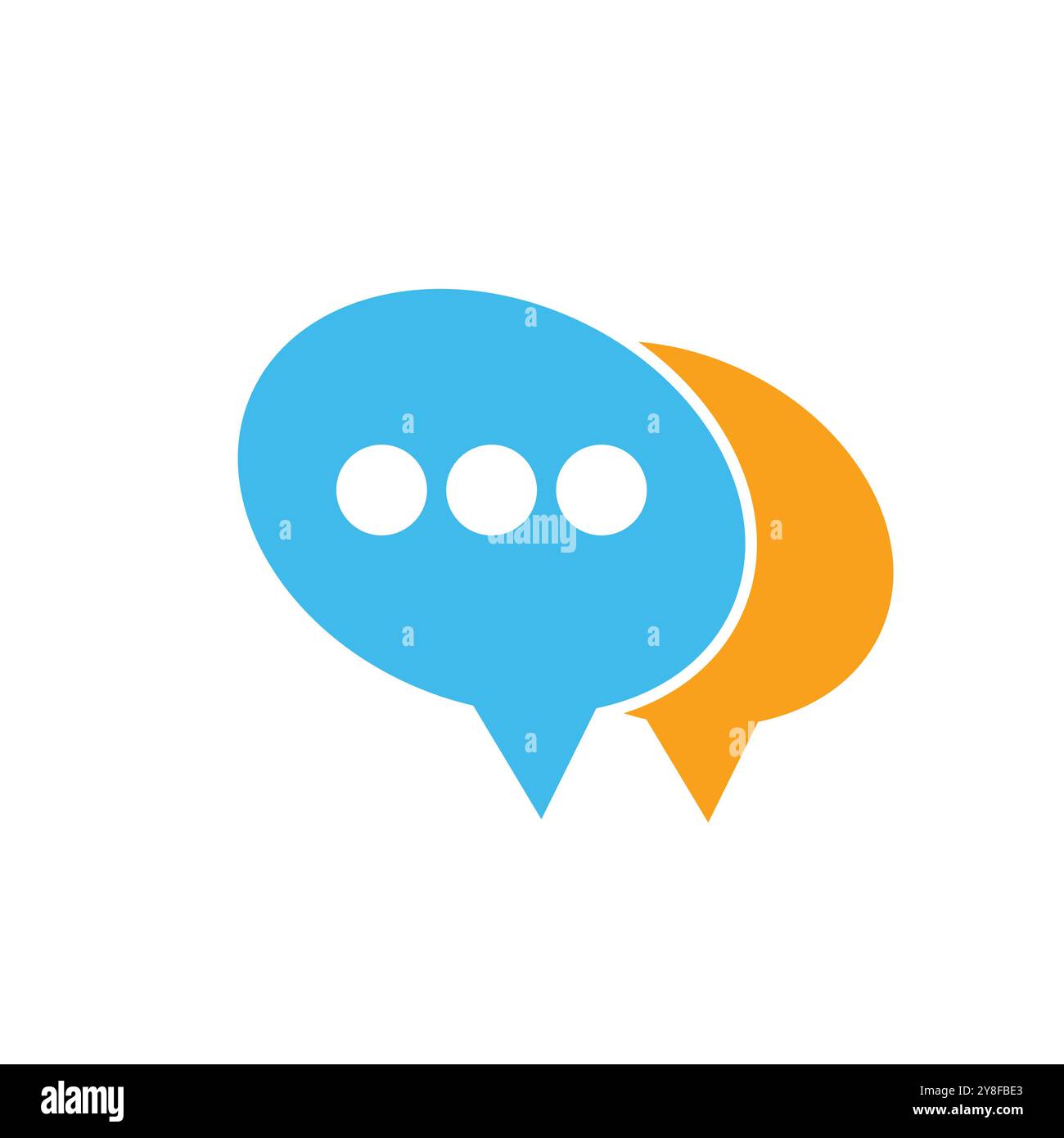 Speech bubble Logo template vector illustration Stock Vector