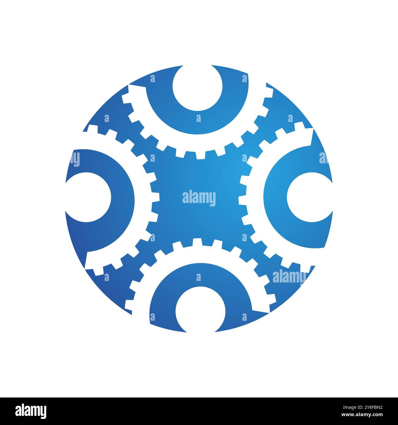 Gear Logo Template vector icon illustration design Stock Vector