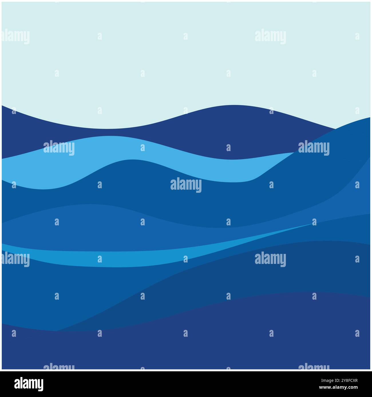 Abstract Water wave vector illustration design background Stock Vector