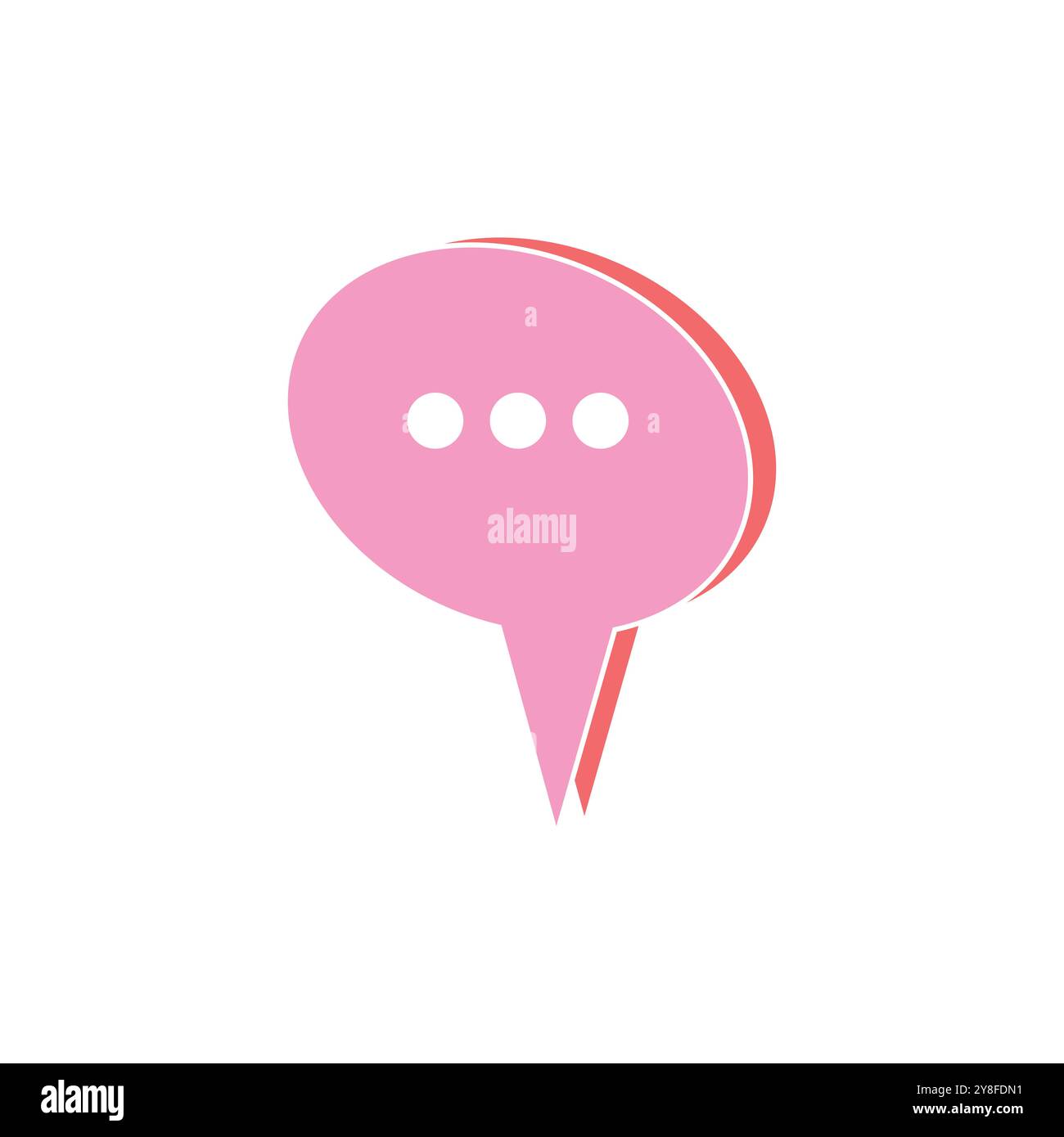 Speech bubble Logo template vector illustration Stock Vector