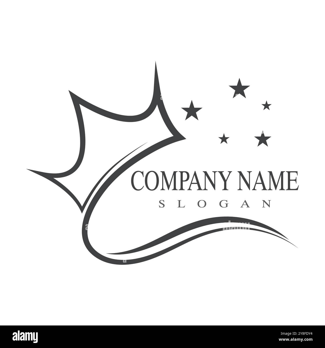 Crown Logo Template vector icon illustration design Stock Vector