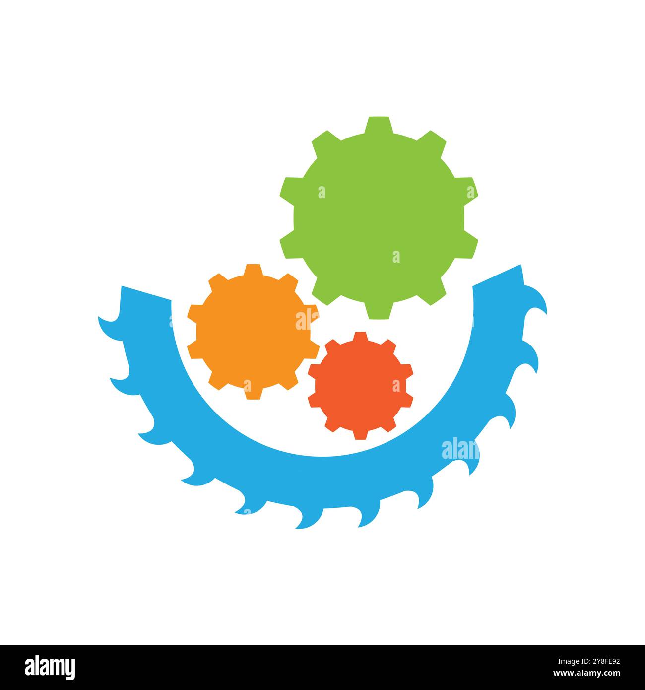 Gear Logo Template vector icon illustration design Stock Vector