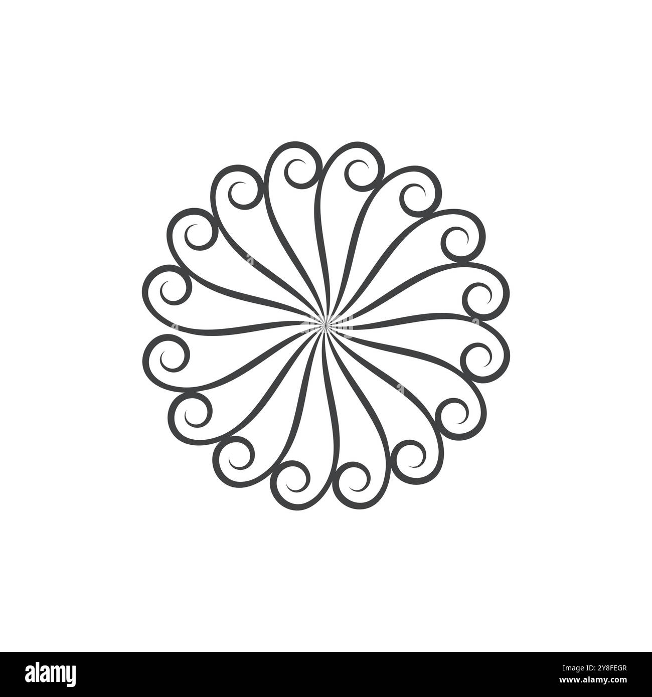 Wind icon isolated logo vector template design Stock Vector