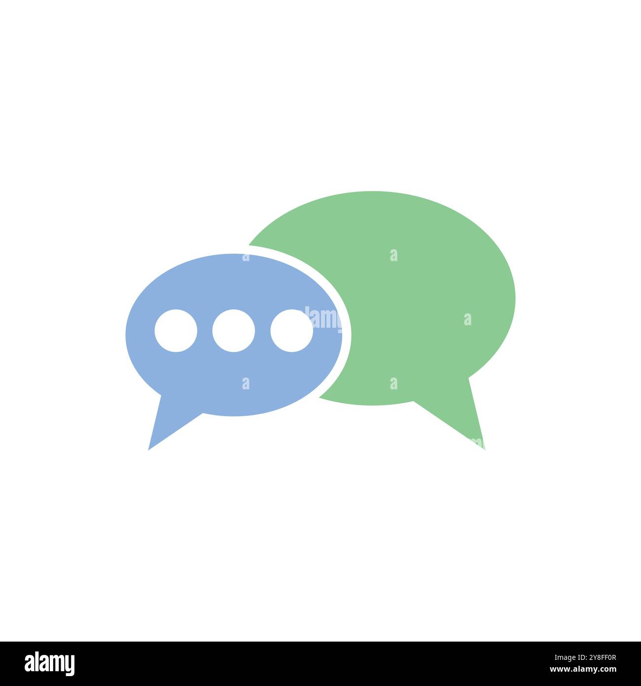 Speech bubble Logo template vector illustration Stock Vector