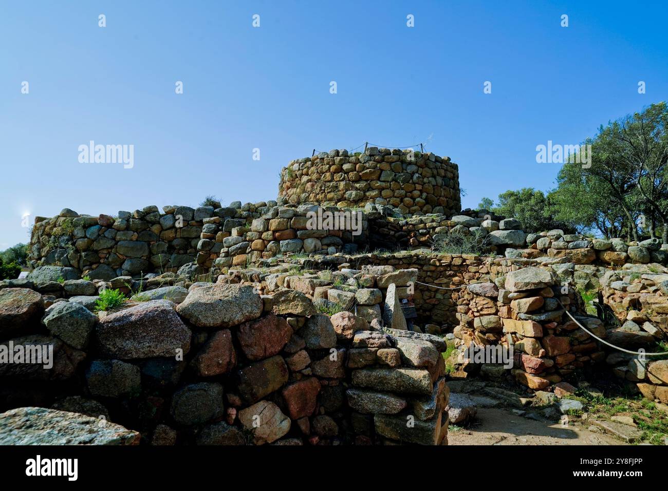 Nuraghe La Prisgiona.Arzachena. Province of Sassari, Sardinia. Italy Stock Photo