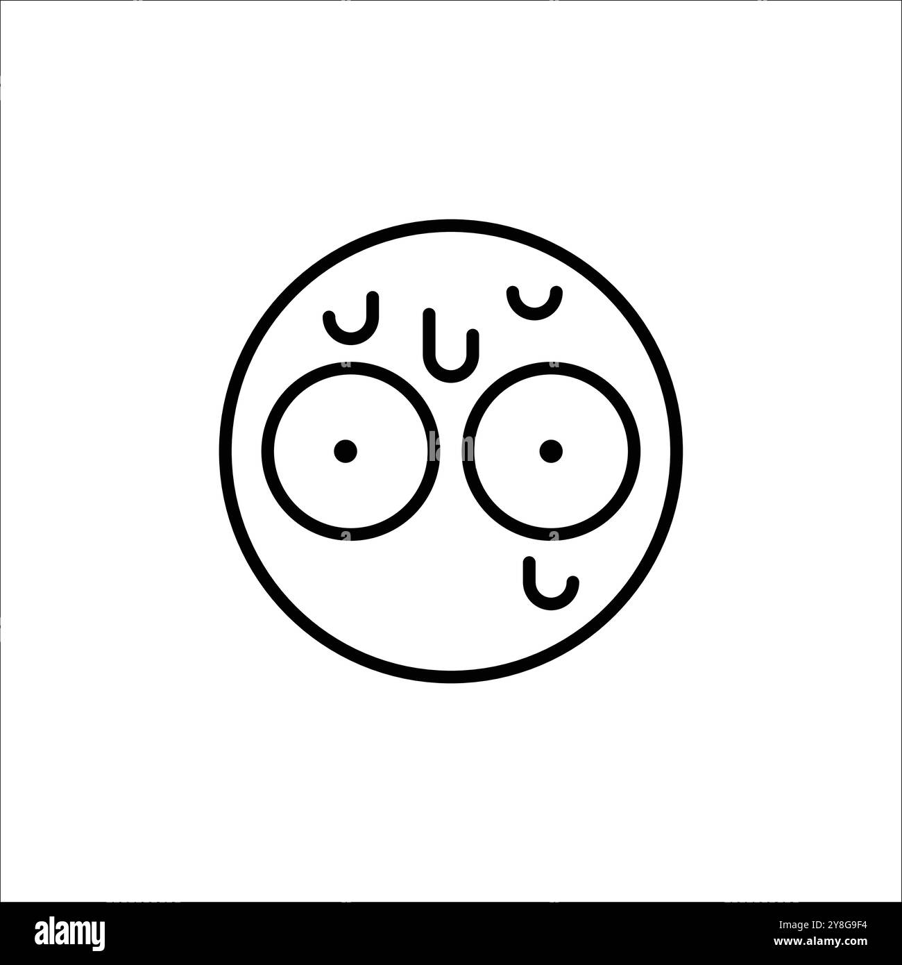 Nervous Face emoji icon Stock Vector Image & Art - Alamy