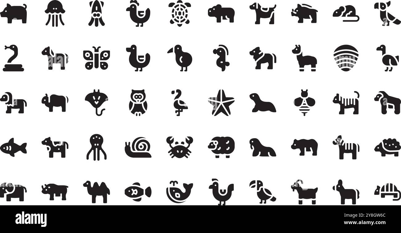 Animals icons . High-Quality Vector Icons Collection with Editable ...