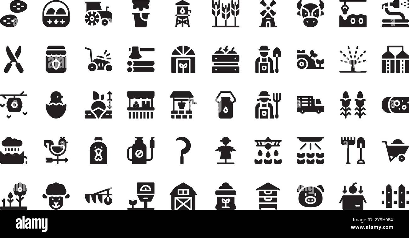 Farming icons . High-Quality Vector Icons Collection with Editable ...