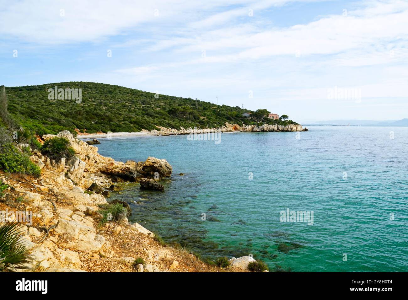 the pristine beaches of Sant'Antioco Island, southern Sardinia, Italy ...