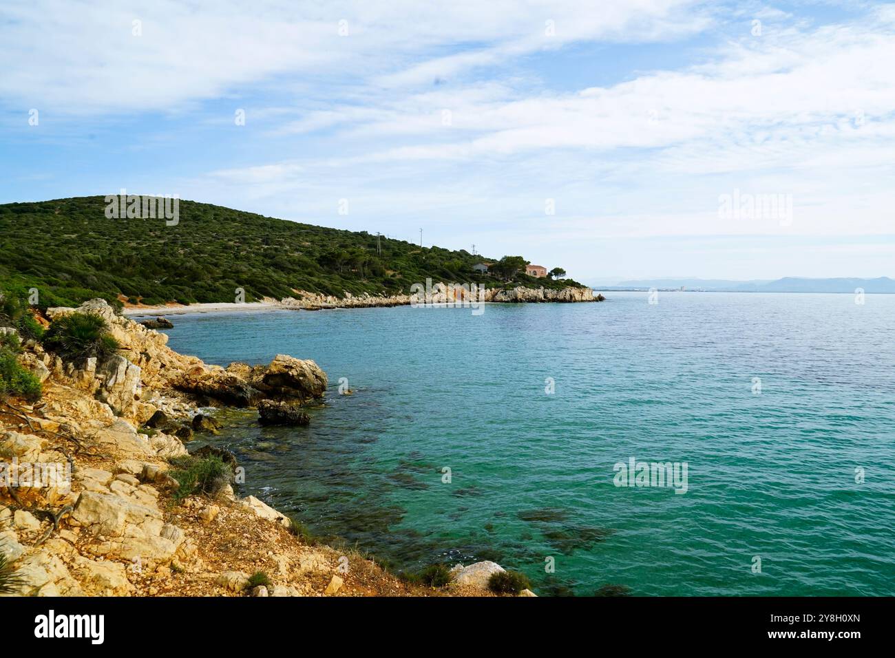 the pristine beaches of Sant'Antioco Island, southern Sardinia, Italy ...