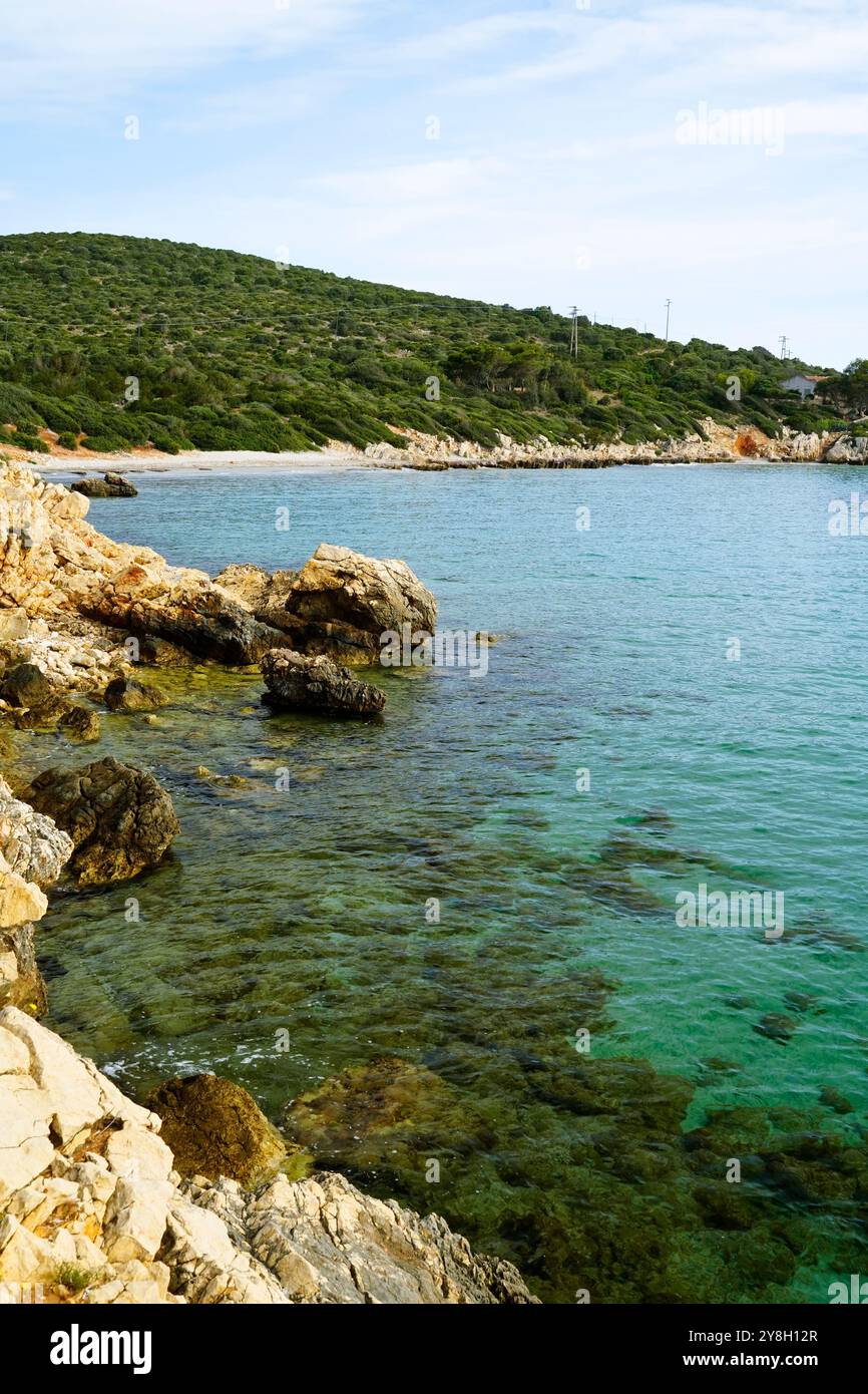 the pristine beaches of Sant'Antioco Island, southern Sardinia, Italy ...