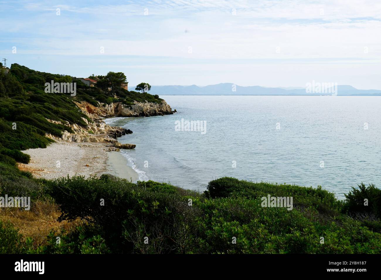 the pristine beaches of Sant'Antioco Island, southern Sardinia, Italy ...