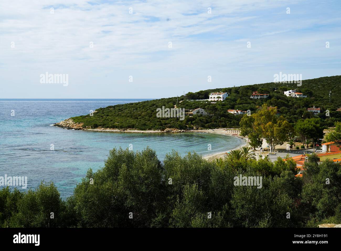the pristine beaches of Sant'Antioco Island, southern Sardinia, Italy ...