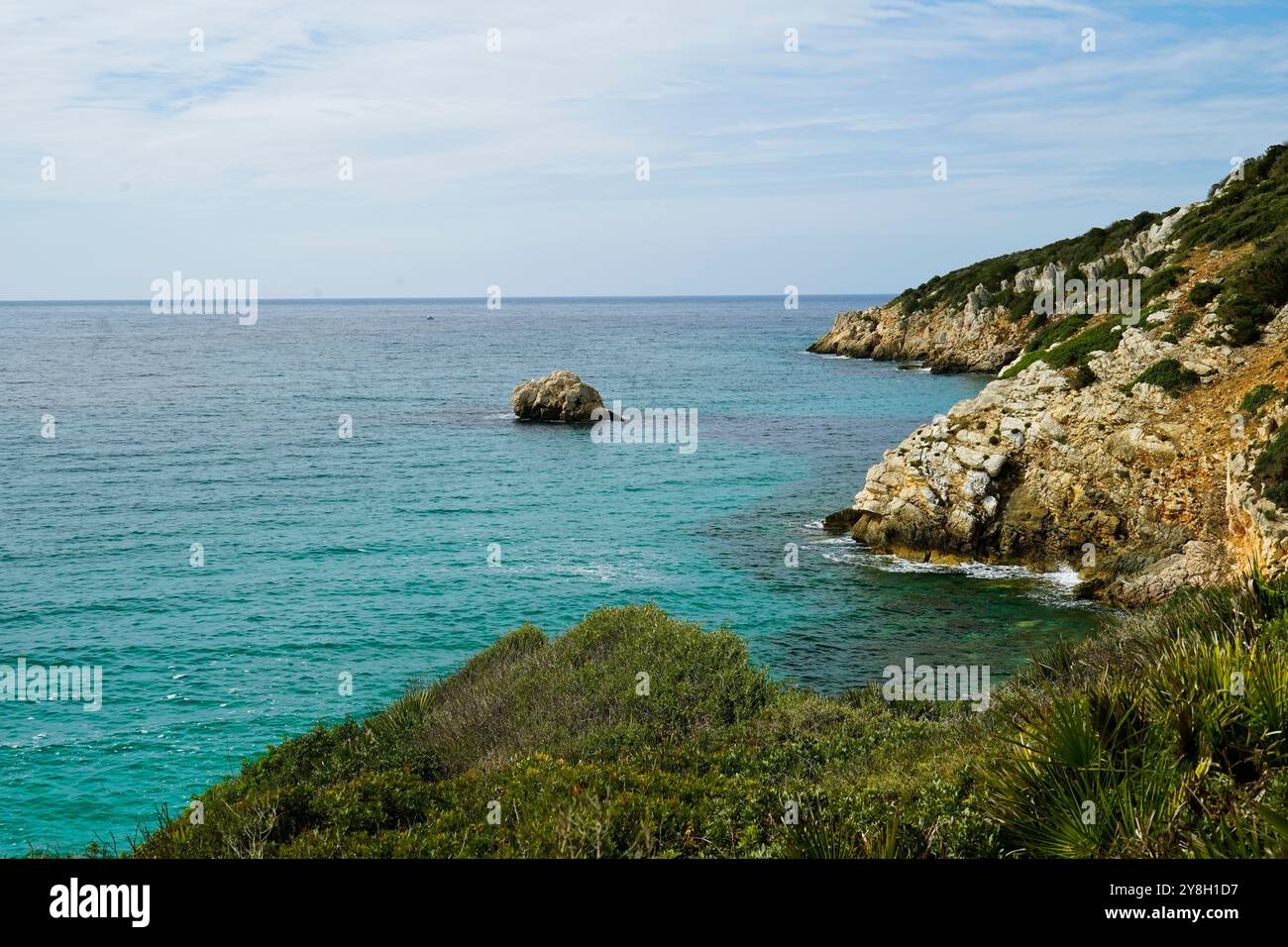 the pristine beaches of Sant'Antioco Island, southern Sardinia, Italy ...