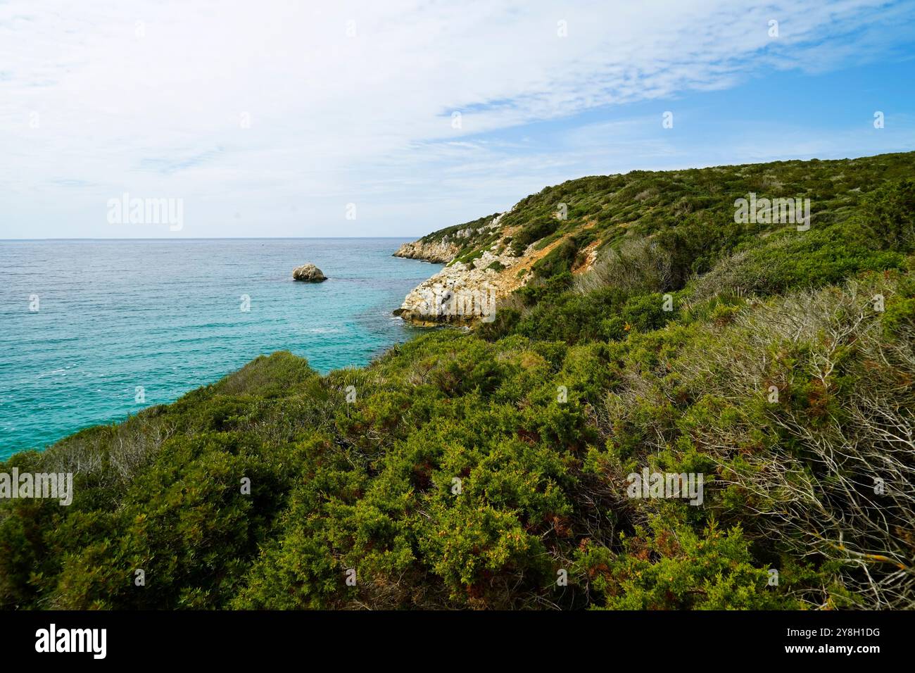 the pristine beaches of Sant'Antioco Island, southern Sardinia, Italy ...