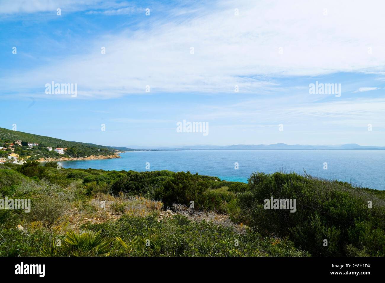 the pristine beaches of Sant'Antioco Island, southern Sardinia, Italy ...