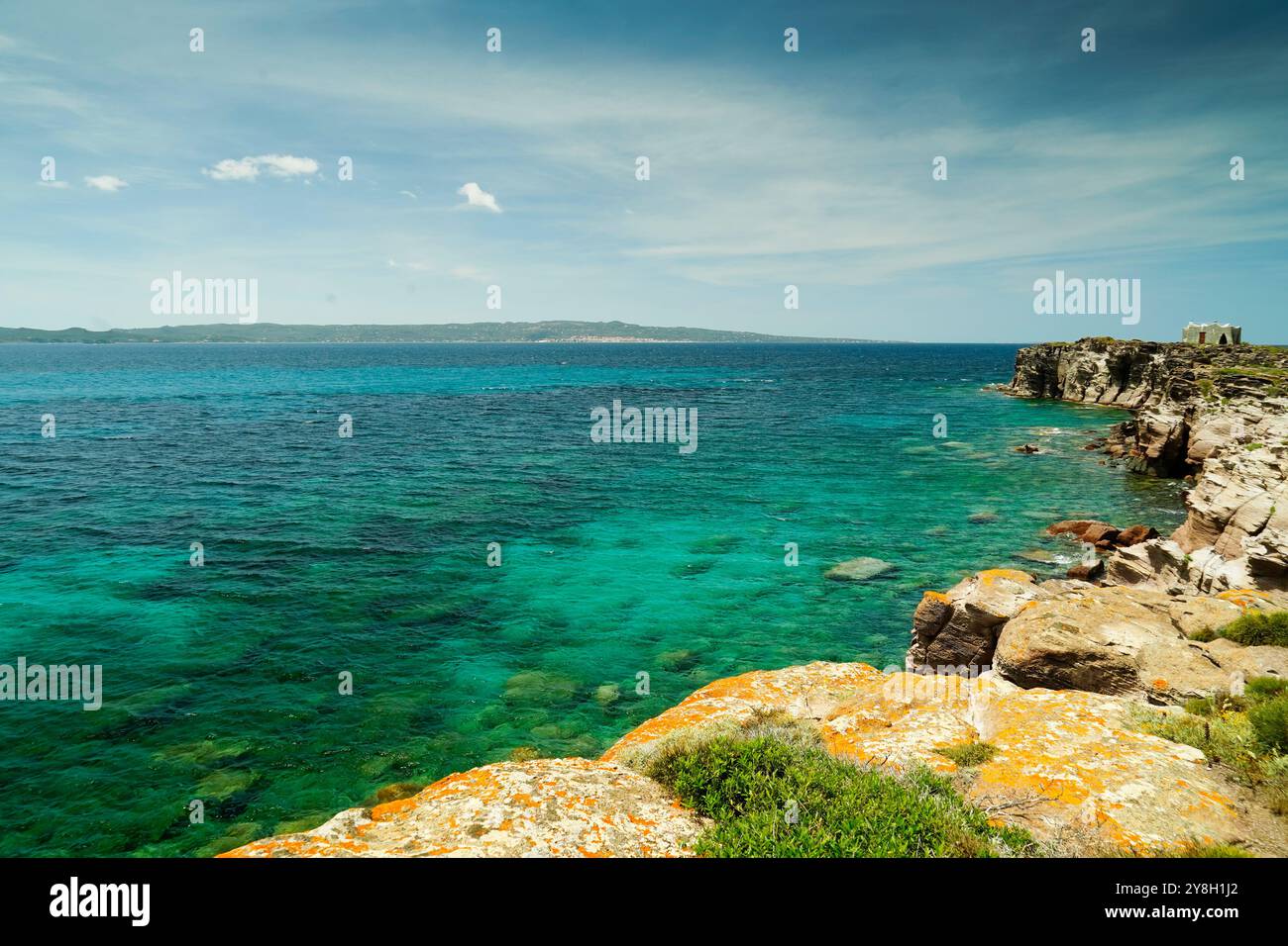 the pristine beaches of Sant'Antioco Island, southern Sardinia, Italy ...