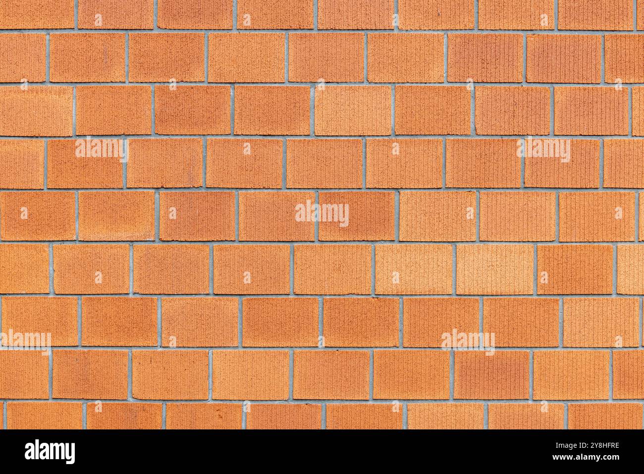Seamless pattern of a brown brick wall Stock Photo