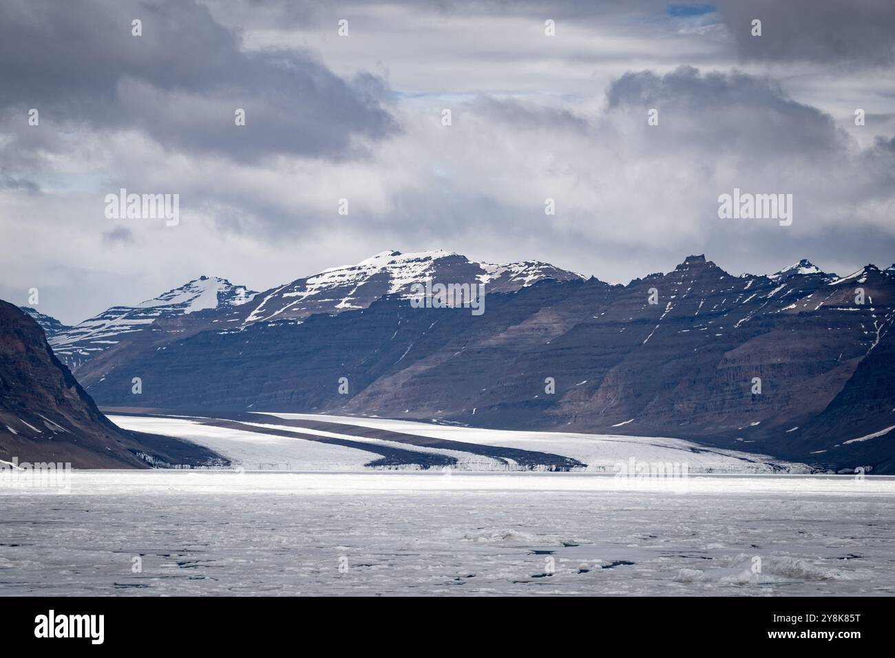 Glacier, east greenland Stock Photo - Alamy