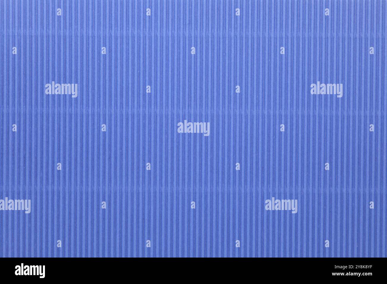 Blue corrugated paper texture or background Stock Photo