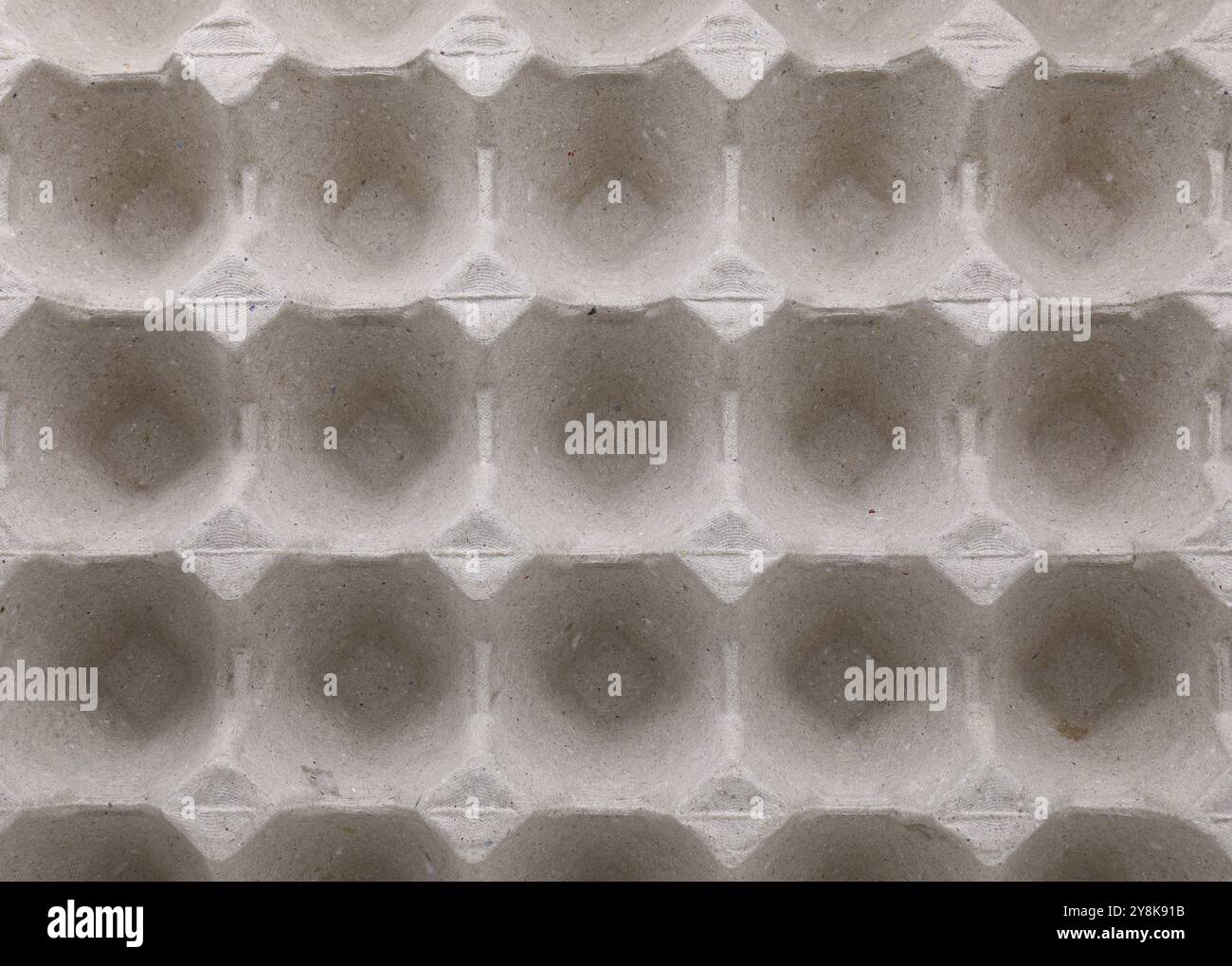 Empty egg tray texture or background Stock Photo