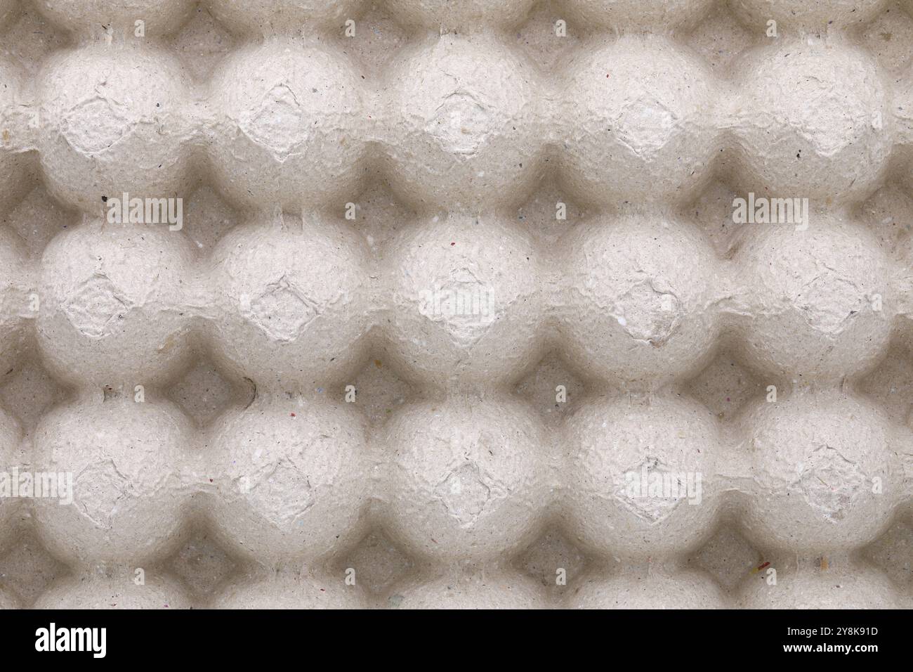 Empty egg tray texture or background Stock Photo