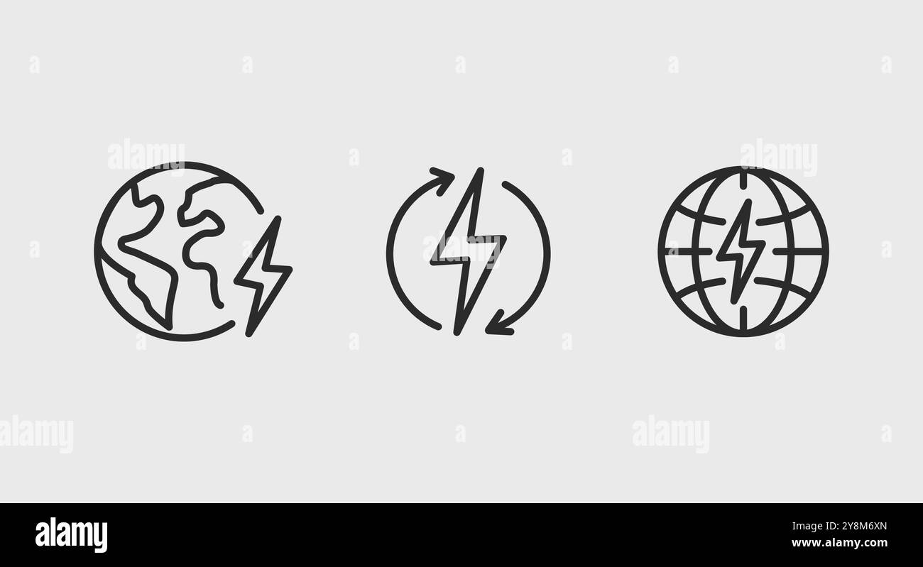 Power grid biomass energy Stock Vector Images - Alamy